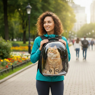 Sac à dos transport AEROPAW ONE capsule spatiale respirant pour chat léger et confortable
