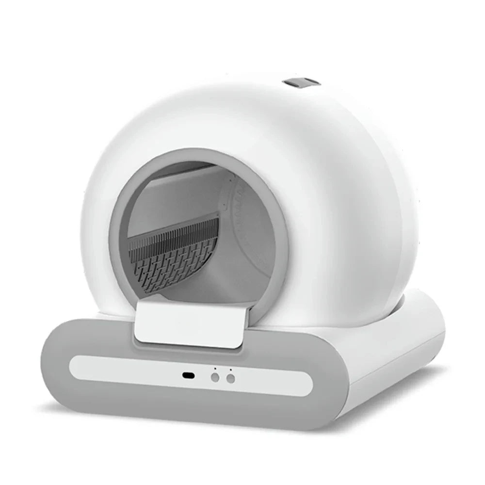 Litière autonettoyante Clean Cat X2 65L grande capacité en plastique ABS connectée WiFi
